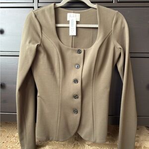 Aritzia Wilfred Felice Button-Up Blazer